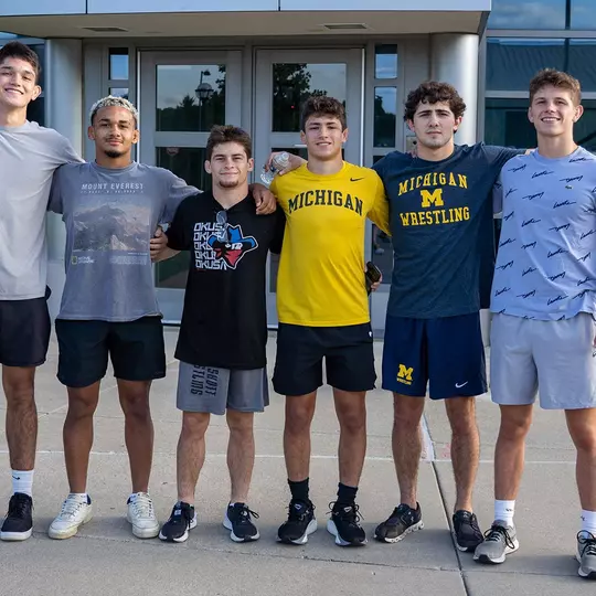 From left: Brock Mantanona, Zar Walker, Chris Kiser, Teddy Flores, Cameron Catrabone, Justin Gates.