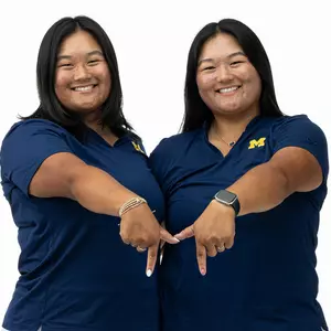 Lauren Sung, left, and Sydney Sung