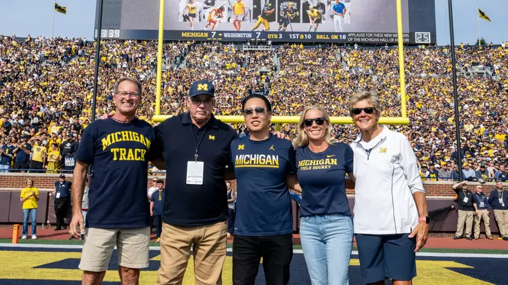 2025 Michigan Athletics Hall of Honor Class On-Field Recognition