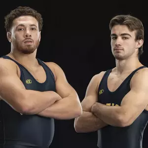 Taye Ghadiali, left, and Lachlan McNeil