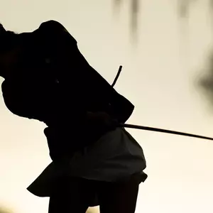 Women's Golf Silhouette of a Shot
