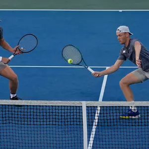 Max Dahlin, left, and Bjorn Swenson