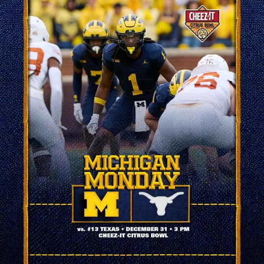 Michigan Monday vs. Texas
