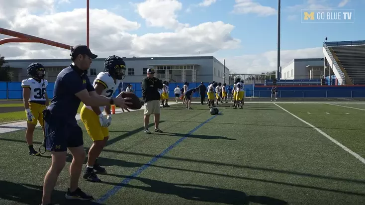 Wolverines Begin Citrus Bowl Prep in Orlando