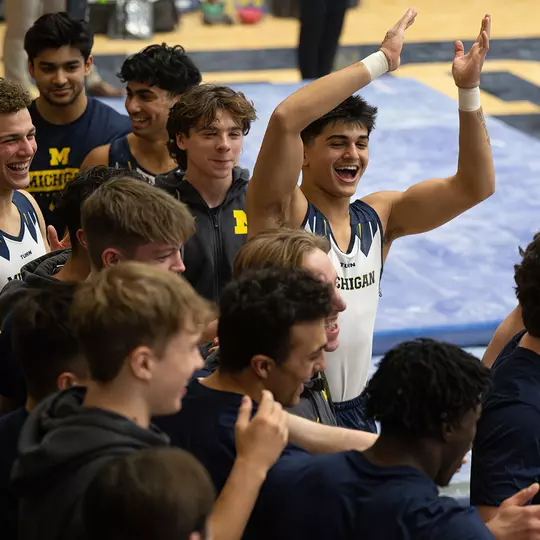 Men's Gymnastics Celebration