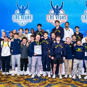 Wrestling Michigan Runner-Up Team Photo - Cliff Keen Las Vegas Invitational (Sam Janicki)
