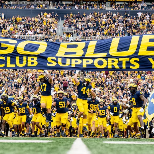 Football banner jump 2025