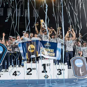 Men's Gymnastics NCAA Podium Celebration