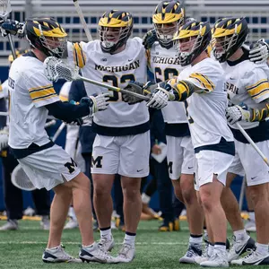 Men's Lacrosse Group Celebration
