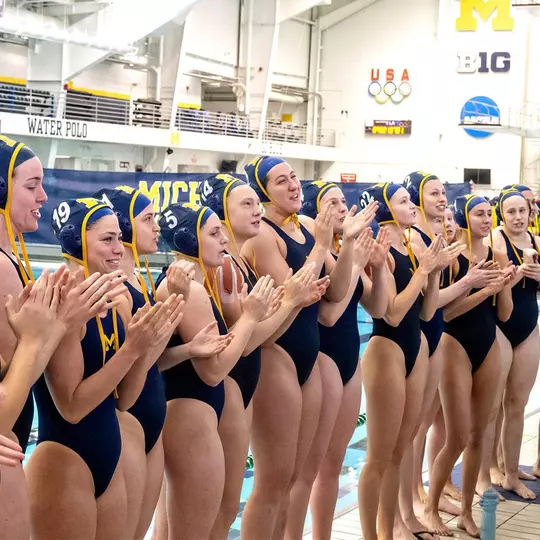 Water Polo Team Celebration