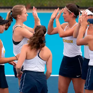 Women's Tennis Team Celebration