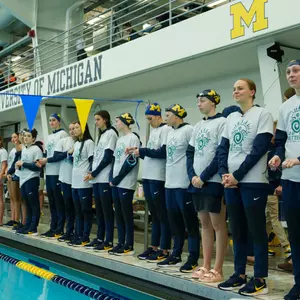 Women's Swimming and Diving Team Lineup