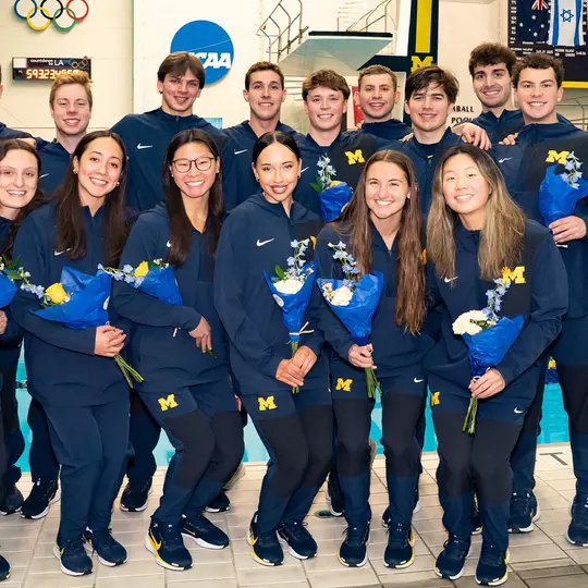 From left (top row): Eitan Ben-Shitrit, Ryan Hume, Jack Wilkening, Tyler Ray, Logan Zucker, Joshua Browm, Jack Luken, Ozan Kalafat, Matt Kroll, Yousuf Al-Matrooshi