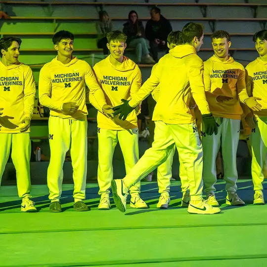 Men's Gymnastics Premeet Introductions