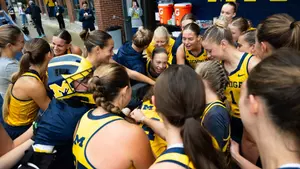 Field Hockey Team Huddle