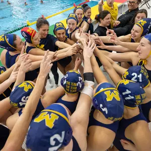 Water Polo Team Huddle