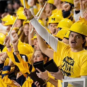 Ice hockey student section crowd generic