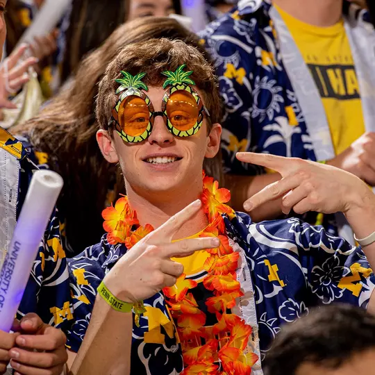 Michigan Men's Basketball Pool(e) Party Crowd