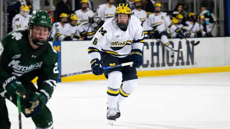 No Visit, No Problem: Ice Hockey's Eernisse Recounts 'Surreal' Michigan Experience