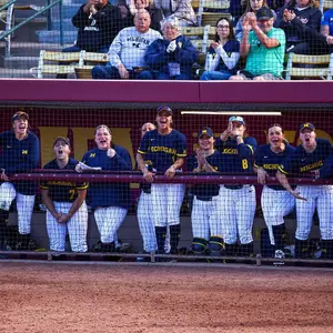 Softball Team in Dugout