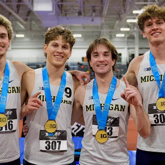 From left: Trent McFarland, Brendan Herger, Camden Law, Will Barhite