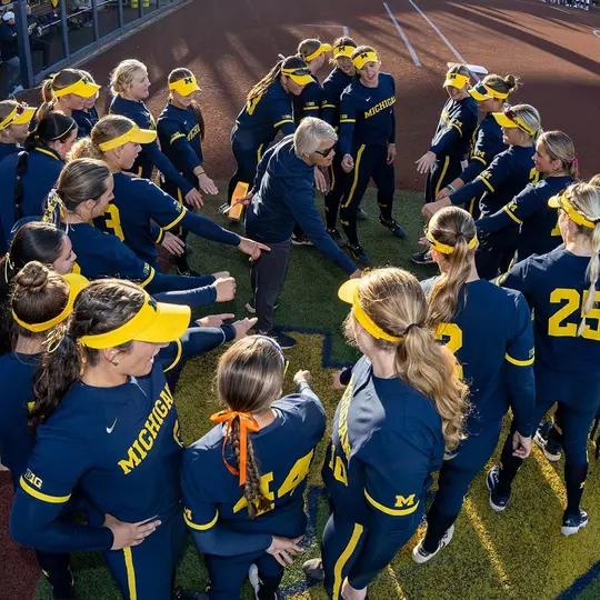 Softball Team Huddle