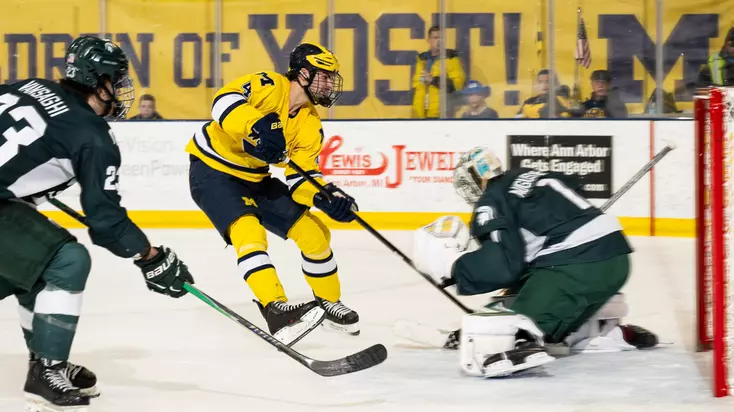 Ice Hockey Highlights vs. Michigan State (Feb. 6)