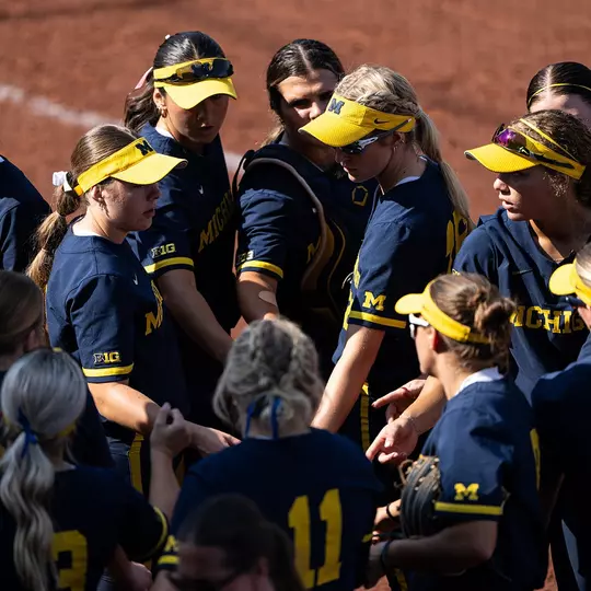 Softball Team Huddle