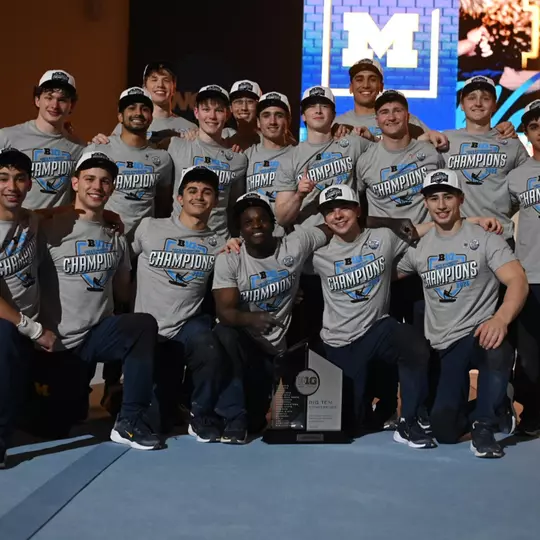 Michigan Men's Gymnastics Big Ten Regular Season Champions