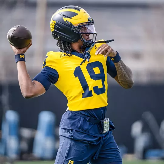 Bryce Underwood spring practice