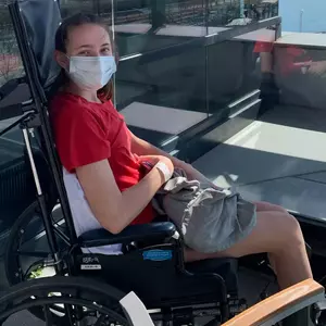 Caylie McMahon Feature - In Wheelchair