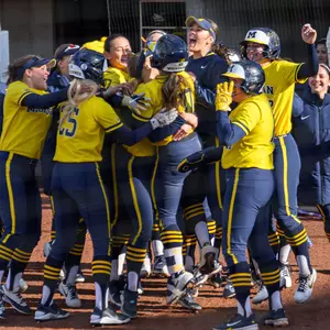 Softball Team Celebration