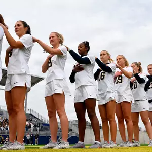 Women's Lacrosse Pregame Lineup