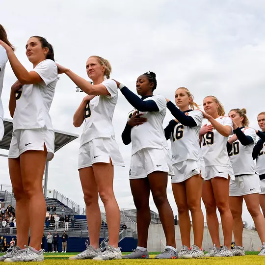 Women's Lacrosse Pregame Lineup