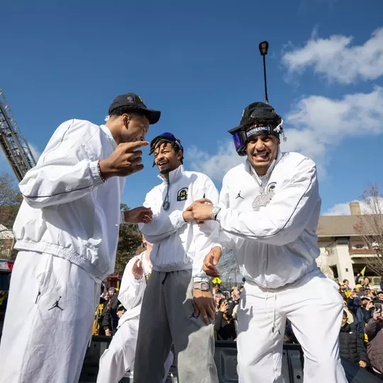 2026 Men's Basketball National Championship Celebration in Ann Arbor