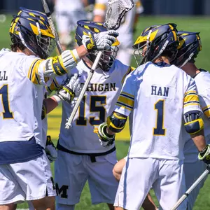 Michigan Men's Lacrosse Celebration