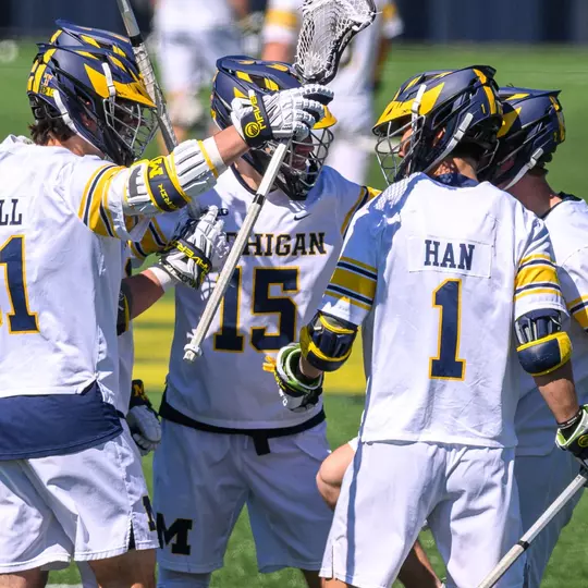 Michigan Men's Lacrosse Celebration
