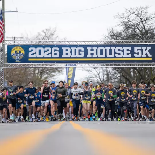 2026 Big House 5K Start Line