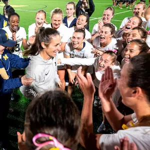 Women's Lacrosse Team Celebration