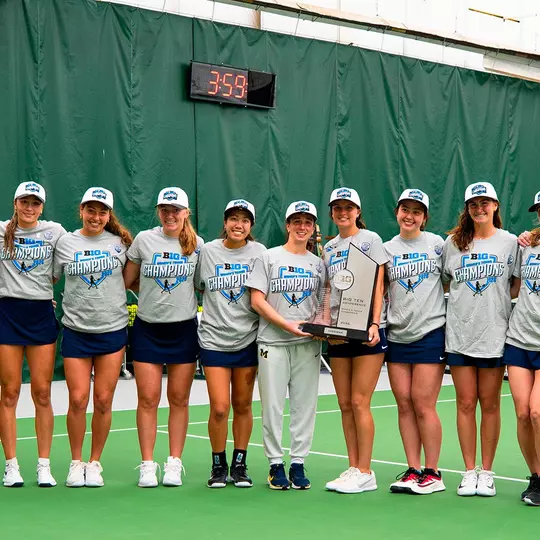 Women's Tennis Big Ten Champions Team Photo