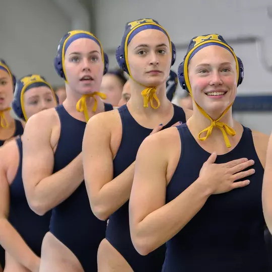 Water polo team lineup