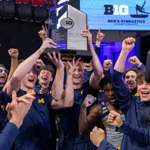 Men's Gymanstics 2026 Big Ten Champions Trophy Celebration