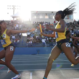 Sidney Green, left, and Trinity Henderson