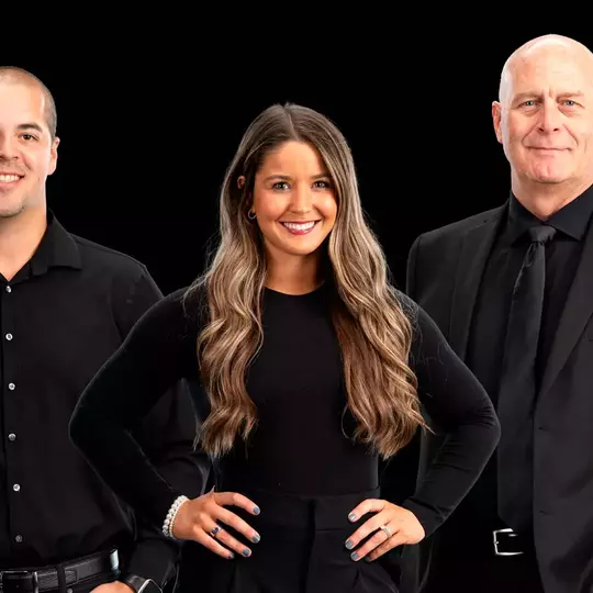 From left: Quest Hayden, Cali Hager, Scott Sherman