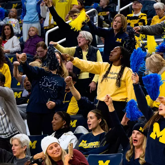 Women's Gymnastics Crisler Crowd