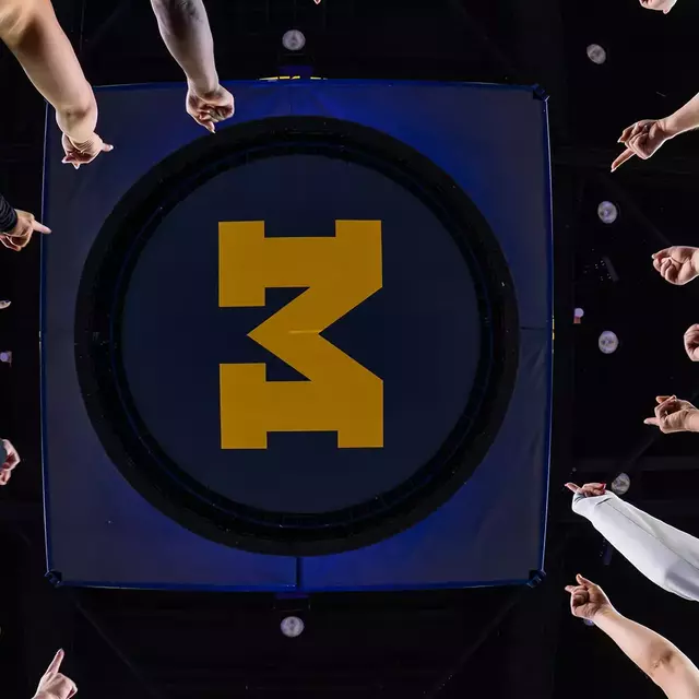 Women's Gymnastics Team Huddle