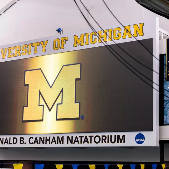 Canham Natatorium Video Board