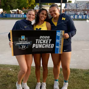 From left: Elizabeth Tapper, Amare Harlan and Abigail Russell