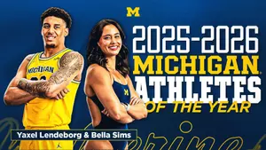 Yaxel Lendeborg, Bella Sims Athlete of the Year Graphic