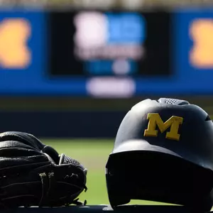 Baseball Glove and Helmet